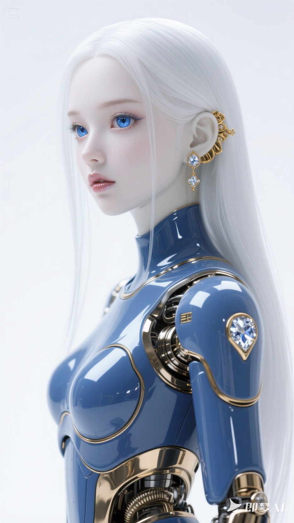 超现实主义,机械美女-即梦AI绘图