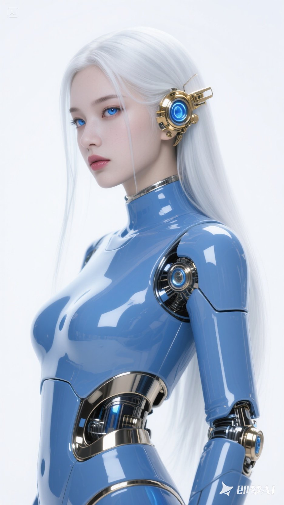 超现实主义,机械美女-即梦AI绘图