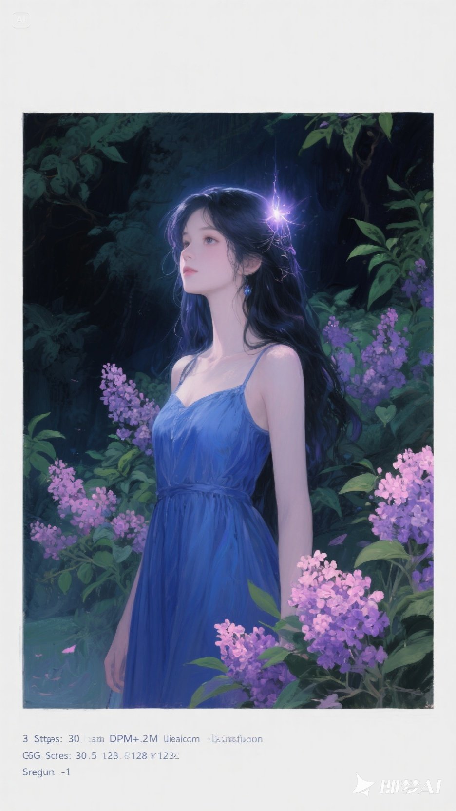 麦橘超然majicFlus, F.1_梧桐_厚涂风插画-即梦AI绘画