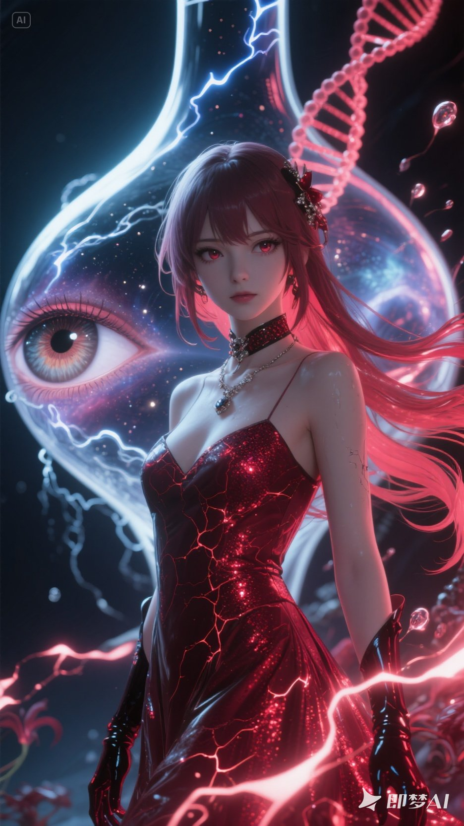 跨次元神颜原型体形象——即梦AI